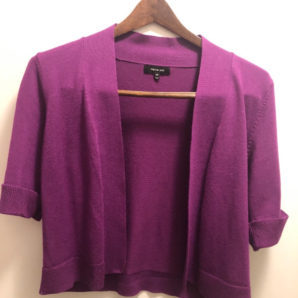 Verve Ami purple sweater
